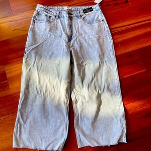 Abercrombie Wide-Leg Light Blue Jeans NEW
